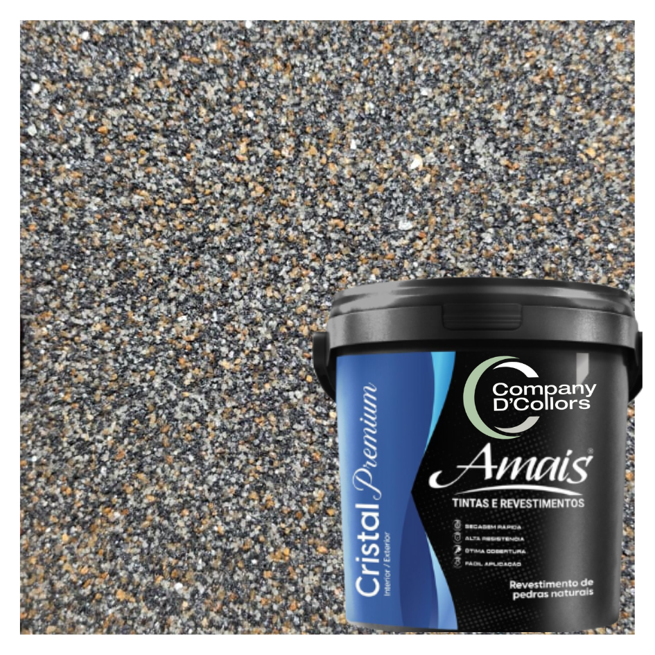 Revestimento Pedra Natural Amais Pedra Ferro Cristal Premium - 20 Kg