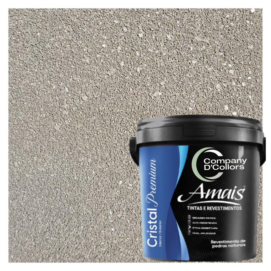 Revestimento Pedra Natural Amais Nanquim Pigmentada Premium - 23 Kg