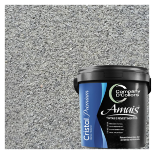 Revestimento de pedra natural Granito Cinza Premium Amais