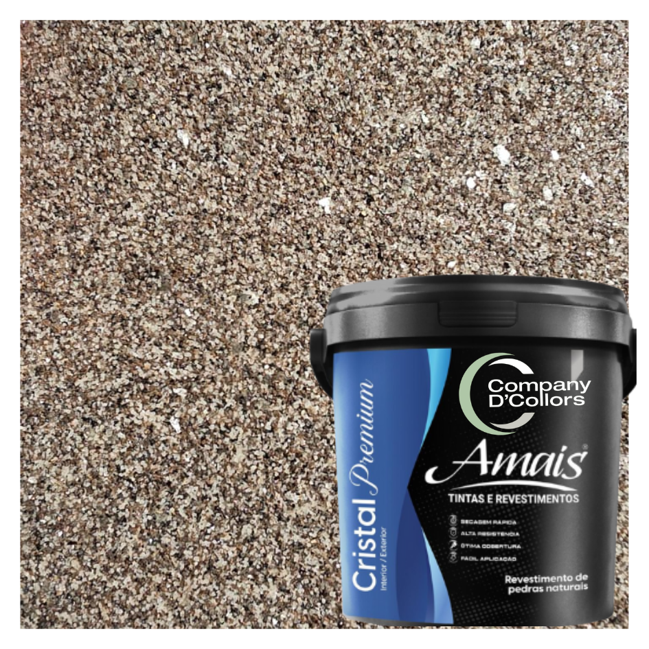 Revestimento Pedra Natural Amais Café Clássico Premium - 20 Kg
