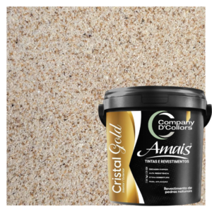 Revestimento de pedra natural Rajada Medio Gold Amais
