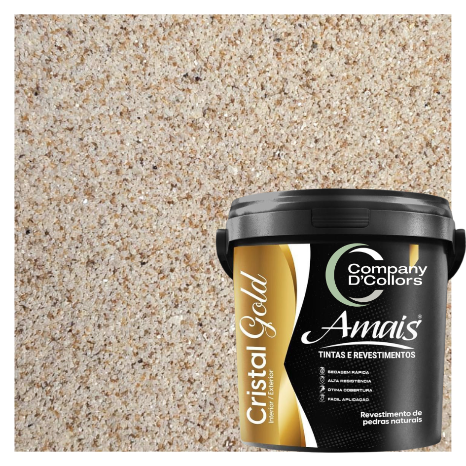 Revestimento Pedra Natural Amais Rajada Medio Gold - 20 Kg