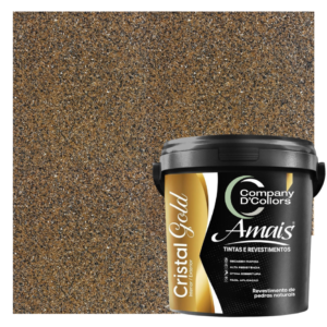 Revestimento de pedra natural Ferro Liscio Gold Amais
